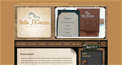 Desktop Screenshot of bellajcucina.com